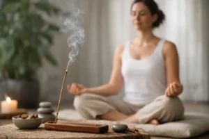 Como meditar com incenso natural