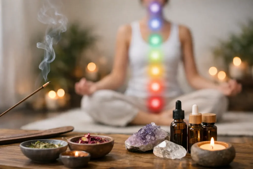 Guia de aromas para chakras na prática