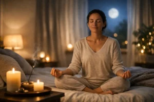 Ritual noturno para acalmar mente e dormir
