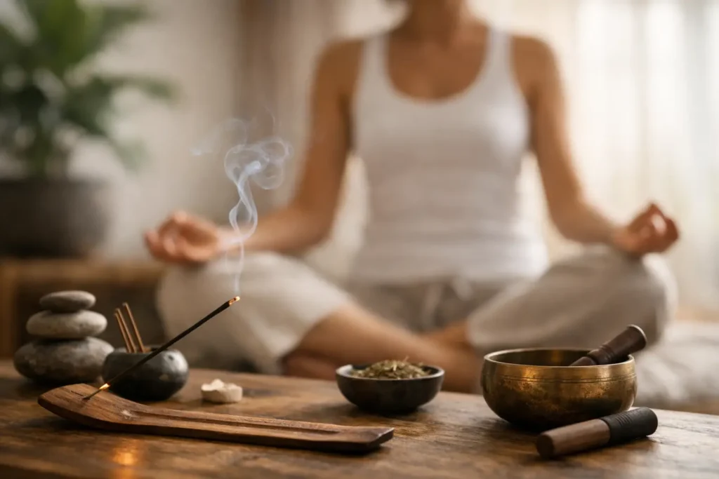 Guia de incensos para meditação prática