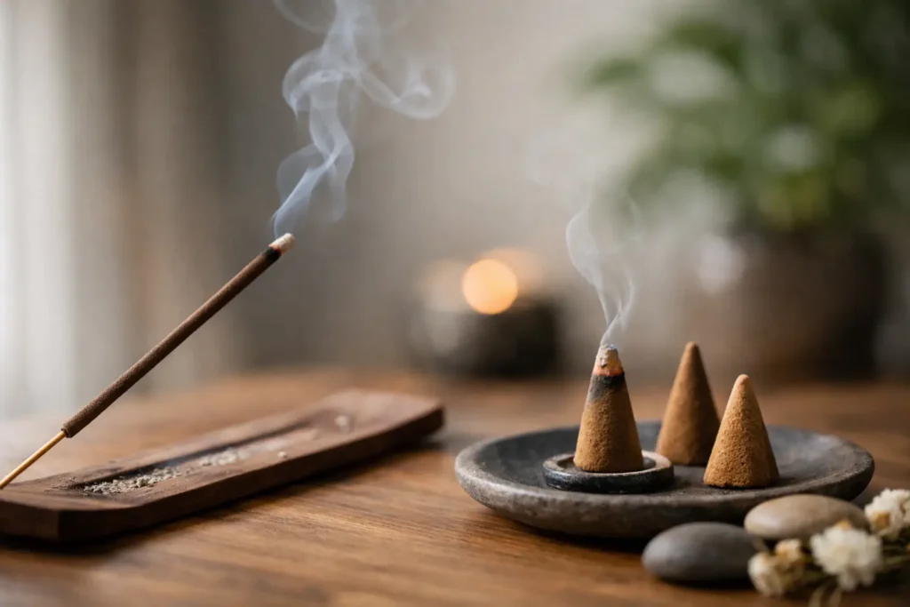 Incenso em vareta ou cone: qual escolher?