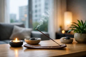 Como acender incenso em apartamento com segurança